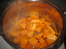 Пошаговое фото рецепта «Постное тыквенное тесто»