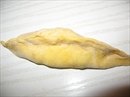 Пошаговое фото рецепта «Паровые пирожки с вишней из тыквенного теста»