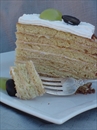 Пошаговое фото рецепта «Творожно-медовый торт»