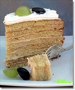 Фото-рецепт «Творожно-медовый торт»
