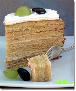 Фото рецепта «Творожно-медовый торт»