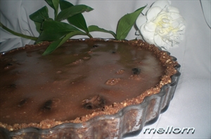 Фото рецепта «Шоколадный тарт с черносливом (для ШОКОЛАДОМАНОВ)»