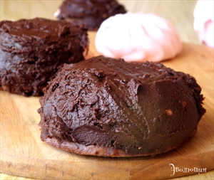 Фото рецепта «Шоколадное печенье Зефирный бонус»