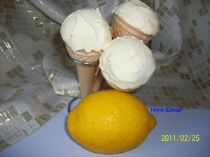 Фото рецепта «Лимонное мороженое»