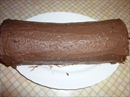 Пошаговое фото рецепта «Рулет с шоколадным кремом»