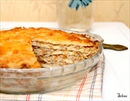 Пошаговое фото рецепта «Блинчатый пирог с мясом, рисом и пекинской капустой»