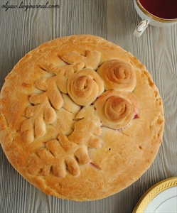 Фото рецепта «Пирог с вишней»