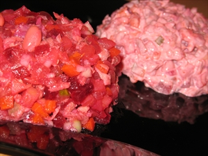 Фото рецепта «Винегрет с мясом (2 варианта)» Фото рецепта «Винегрет с мясом (2 варианта)»