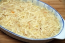 Пошаговое фото рецепта «Запеканка из квашенной капусты с картофелем»