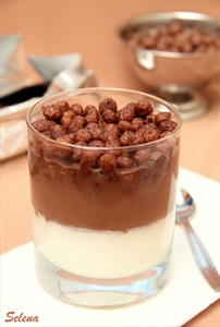 Фото рецепта «Шоколадно-сливочный десерт»