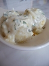 Пошаговое фото рецепта «Картофельные ньокки под сырным соусом»
