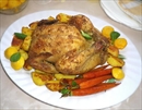 Пошаговое фото рецепта «Курица c картофелем и карамелизированной морковью»