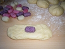 Пошаговое фото рецепта «Булочки с конфетами»