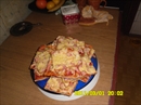 Пошаговое фото рецепта «Пицца Сердечно-колбасная»