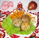 Фото-рецепт «Мясные шарики с карамелизованной морковью и медовым соусом»