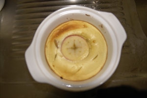 Фото рецепта «Креп с сыром ( яблочный пудинг)»