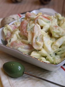 Фото рецепта «Салат с креветками»