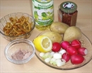 Пошаговое фото рецепта «Салат с маринованными опятами»