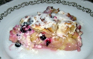 Фото рецепта «Пирог с яблоками и смородиной»