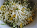 Пошаговое фото рецепта «Хлебные тарталетки с авокадно-яичным салатом»