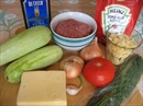 Пошаговое фото рецепта «Слоёная запеканка с кабачками или ужин для всей семьи»