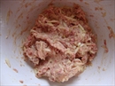 Пошаговое фото рецепта «Запеченные тефтели из цуккини со сметанно-грибным соусом»