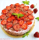 Пошаговое фото рецепта «Клубничный торт без выпечки»