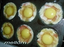 Пошаговое фото рецепта «Тостовые маффины с яичницей (Завтрак в американском стиле)»