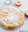 Пошаговое фото рецепта «Персиковый пирог с заливкой»