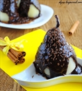 Пошаговое фото рецепта «Груши под шоколадным соусом»