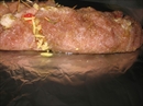 Пошаговое фото рецепта «Рулет из свинины с баклажанами»