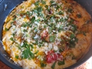 Пошаговое фото рецепта «Фриттата с кабачками, помидорами, зеленью и пармезаном»