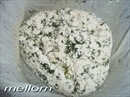 Пошаговое фото рецепта «Мягкий домашний сыр с укропом»
