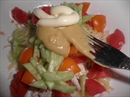 Пошаговое фото рецепта «Куриный салатик с овощами»