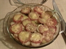 Пошаговое фото рецепта «Курочка запеченая с картофелем под сыром»