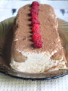 Фото рецепта «Кофейно-малиновый shortcake»