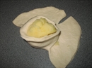 Пошаговое фото рецепта «Булочки Гнездышки с картофельным пюре и рыбными шариками»