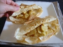 Пошаговое фото рецепта «Блины с карамельными яблоками»