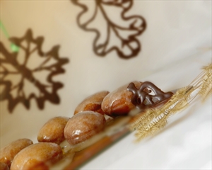 Фото рецепта «Пончики в глазури Осенняя поступь»