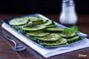 Пошаговое фото рецепта «Салат из огурцов с сухой мятой»