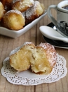 Пошаговое фото рецепта «Пончики с яблочным кремом»