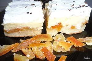 Фото рецепта «Лимонный пирог с цукатами из цитрусовых»