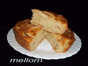 Фото рецепта «Лимонный пирог с яблоками»