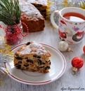Пошаговое фото рецепта «Рождественский кекс с апельсиновой цедрой»