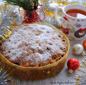 Фото рецепта «Рождественский кекс с апельсиновой цедрой»