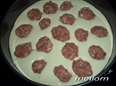 Пошаговое фото рецепта «Пирог с фрикадельками»
