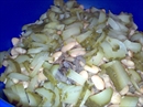 Пошаговое фото рецепта «Салат с фасолью и грибами»