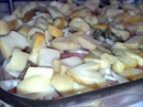 Пошаговое фото рецепта «Мясная запеканка с грибами»