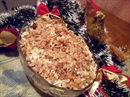 Пошаговое фото рецепта «Куриный салат с орехами Рождественоский»
