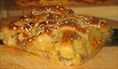 Фото-рецепт «Пирог из слоеного теста с жареным мясом и картофелем»
